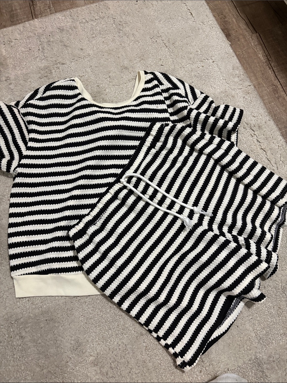 Black & White Striped set
